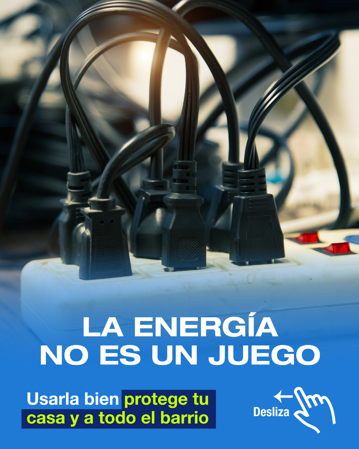 La energía no es un juego. Es un compromiso de todos.