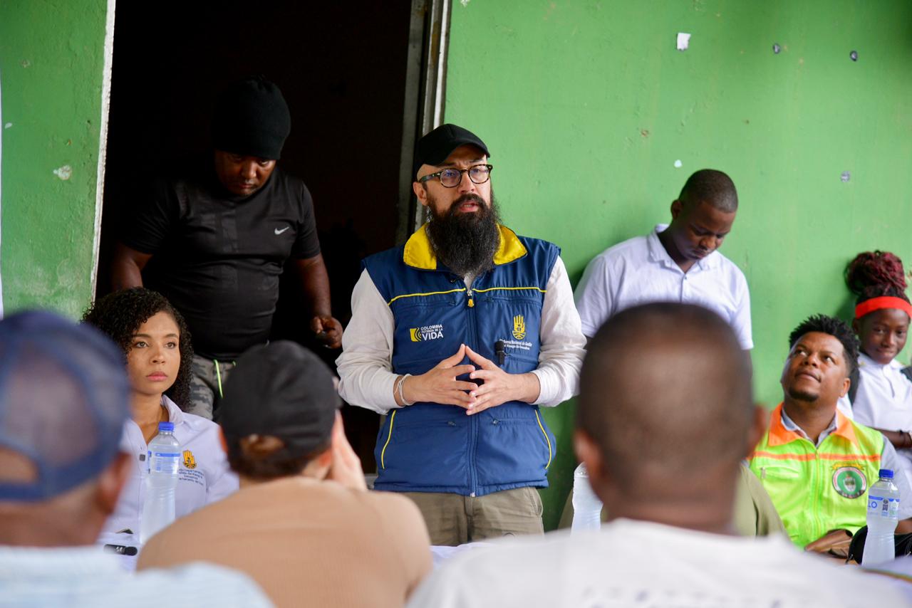 UNGRD destraba reasentamiento en Lloró y fortalece maquinaria amarilla de Quibdó