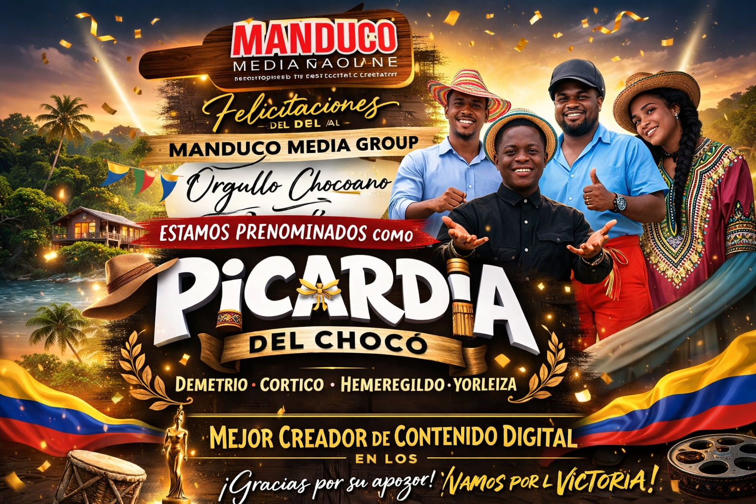 «Los Picardia» nominados como Mejor Creador de Contenido Digital en los Premios India Catalina