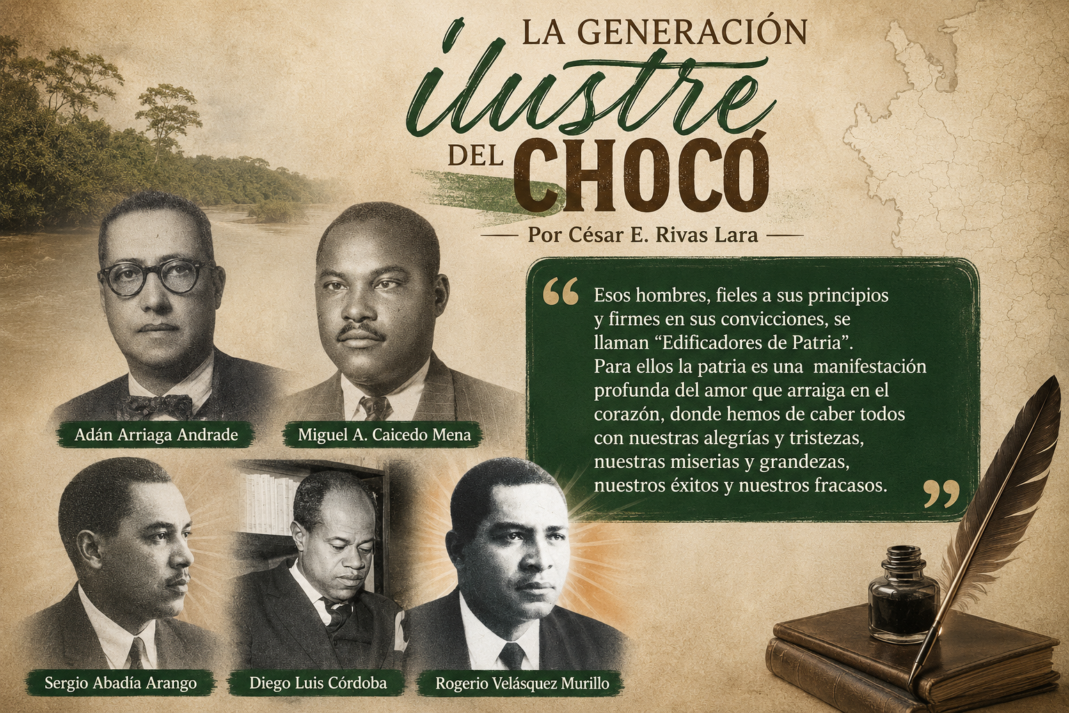 La generación ilustre del Chocó. Por: César E Rivas Lara