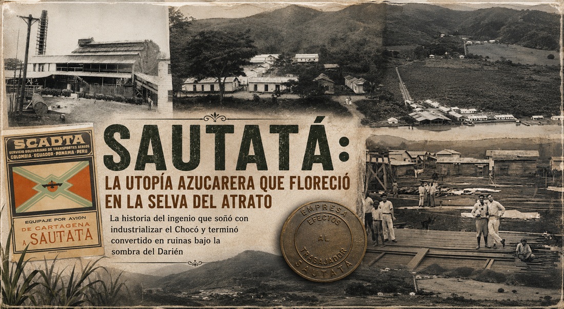 SAUTATÁ: LA UTOPÍA AZUCARERA QUE FLORECIÓ EN LA SELVA DEL ATRATO. Por : Gonzalo Díaz Cañadas 