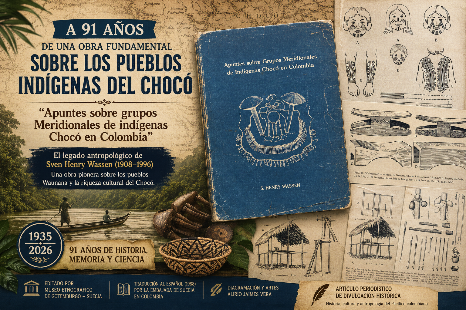 A 91 años de una obra fundamental sobre los pueblos indígenas del Chocó.