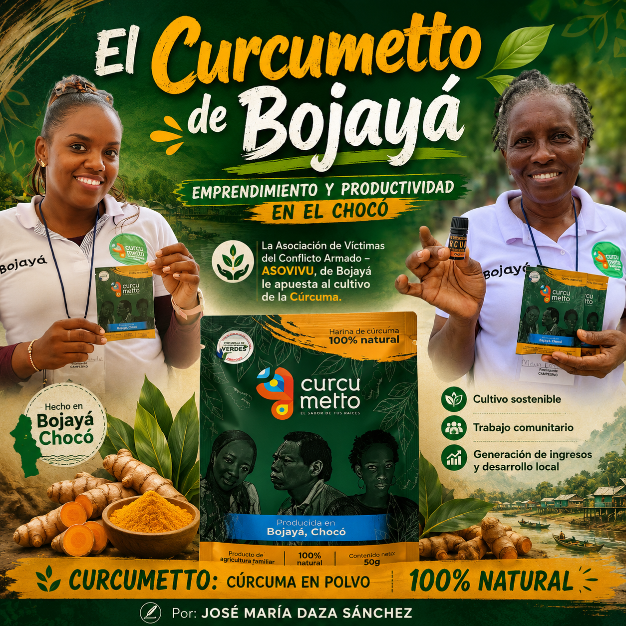 EMPRENDIMIENTO Y PRODUCTIVIDAD EN EL CHOCÓ. Por :JOSÉ MARÍA DAZA