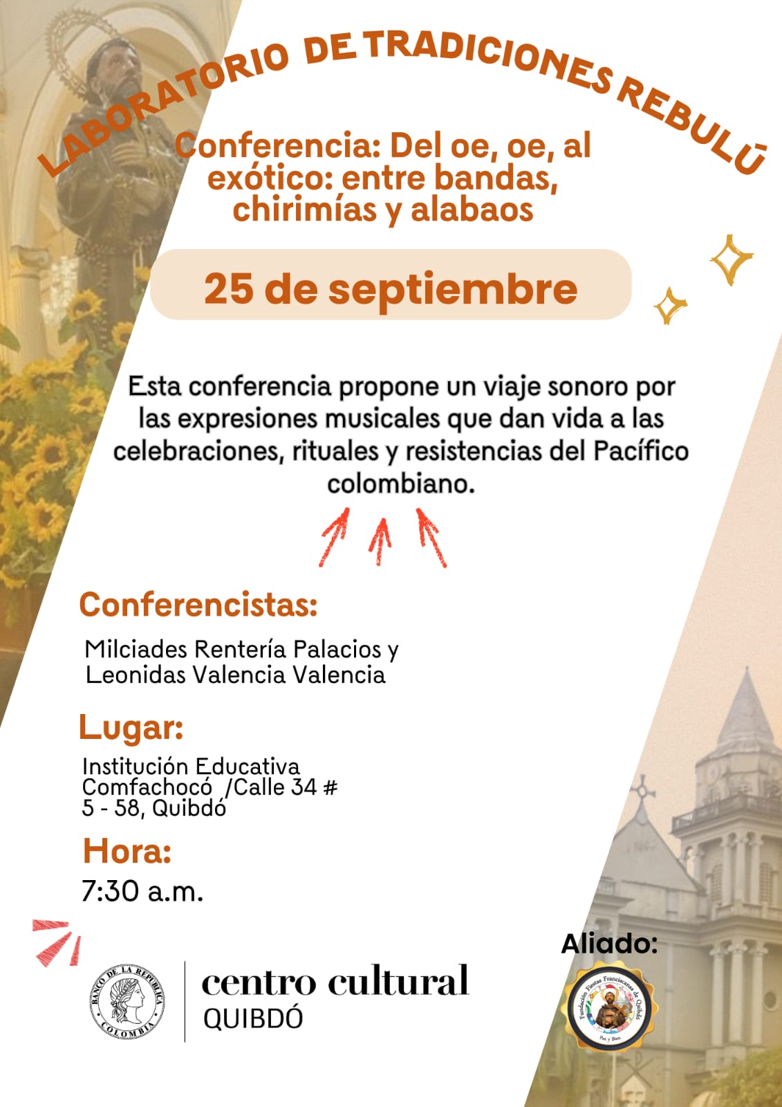 Laboratorio de tradiciones Rebulú: del oe, oe, al exótico: entre bandas, chirimías y alabaos
