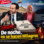 “De noche, no se hacen Milagros”. Por :Víctor Manuel García Ayala